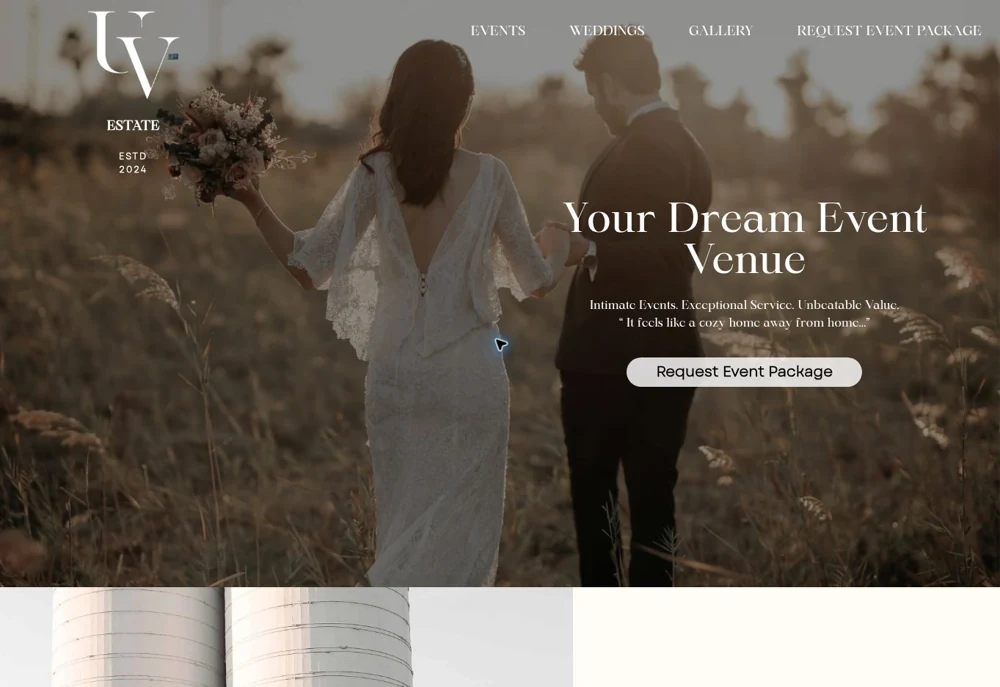 Union Vale Estate homepage preview